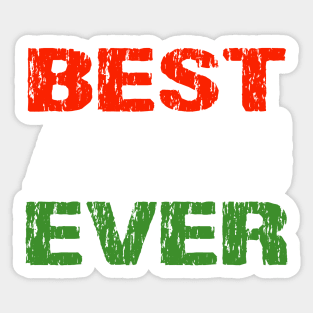 Hungarian Dad Best Apu Ever Father Apa Hungary Flag Distressed Sticker